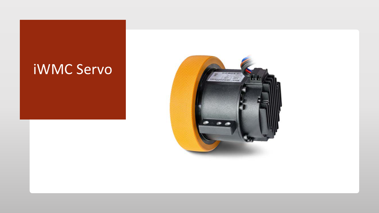Kinco iWMC DC-Servo-Antrieb integriert mit Rad und Controller mit STO