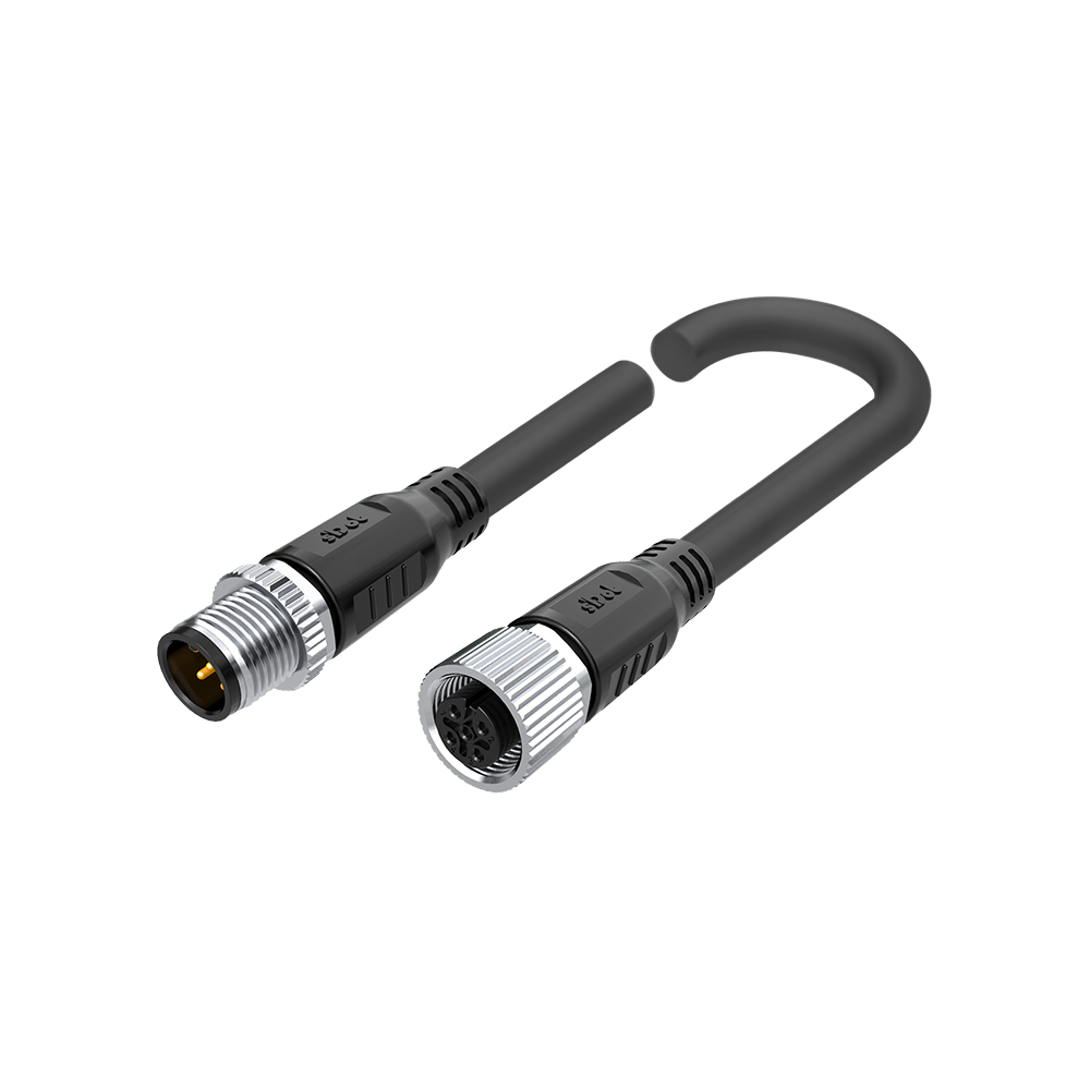 Solidot Sensorleitung M12/M12 A-kodiert 5-polig – 2 m, PUR
