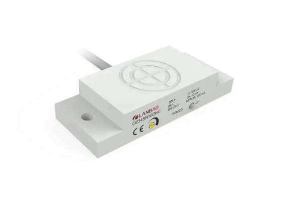 kapazitiver Näherungsschalter Lanbao CE34SN10 - rechteckig- Schaltabstand 10 mm mit Kabel 2 m (PVC)