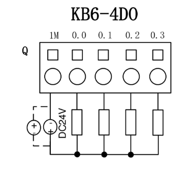 Digitalausgangserweiterung Kinco KB6-4DO für K6 SPS