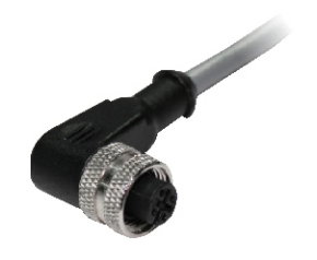 M12 Sensorleitung QE12-N4G5 5 m (PVC) - Buchse