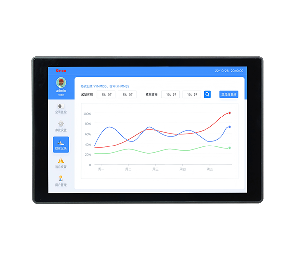 Kinco F2100HE2-PX 10" HMI für DTools Pro mit kapazitivem Glas-Touch